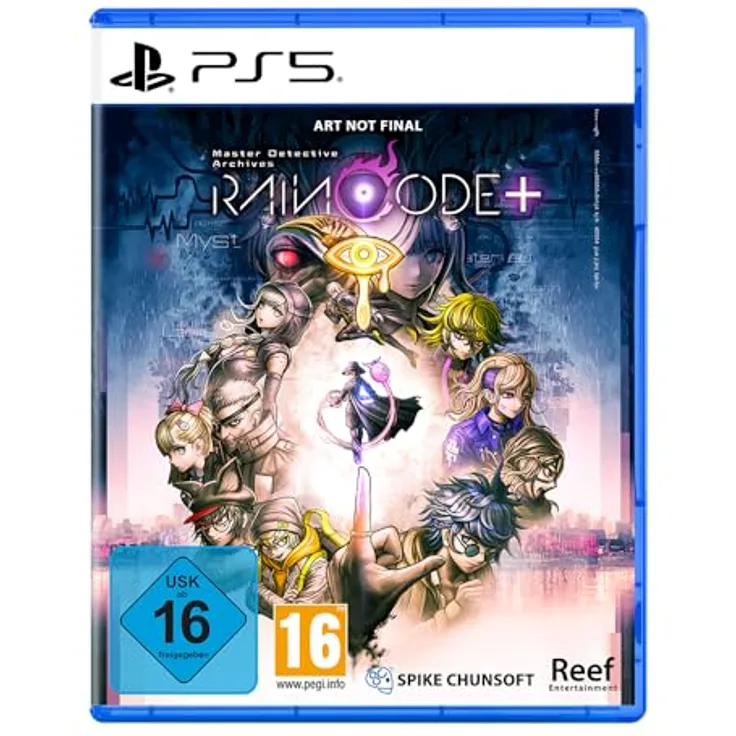 Spike Chunsoft Master Detective Archives: RAIN CODE Plus Standard Edition (PS5), 3D Detective Adventure Game with Upgraded Graphics & Bonus Original Printed Novel