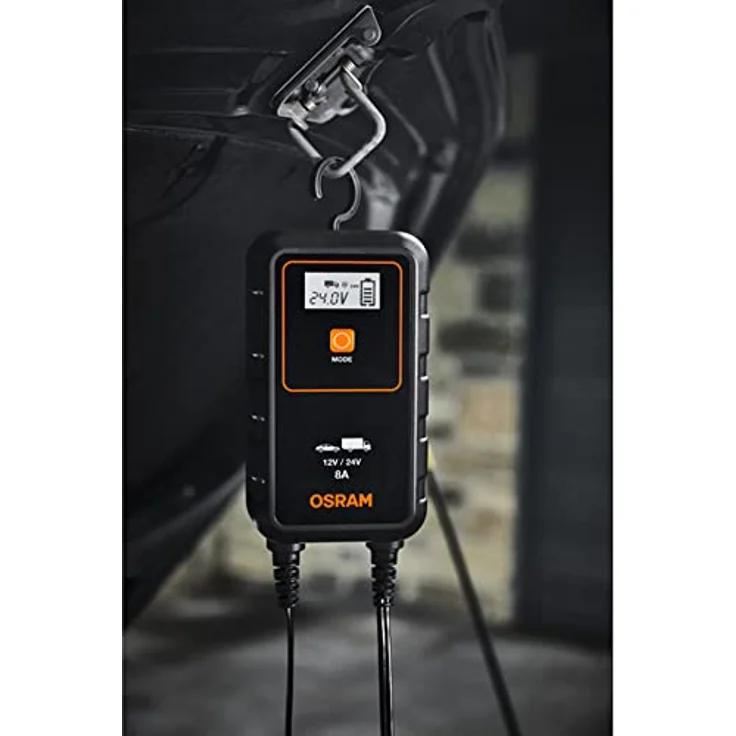Osram Auto OEBCS908 OEBCS908 Automatikladegerät, Batterie Ladungsausgleicher, Batterieüberwachung, Kfz-Batterietester – Bild 2