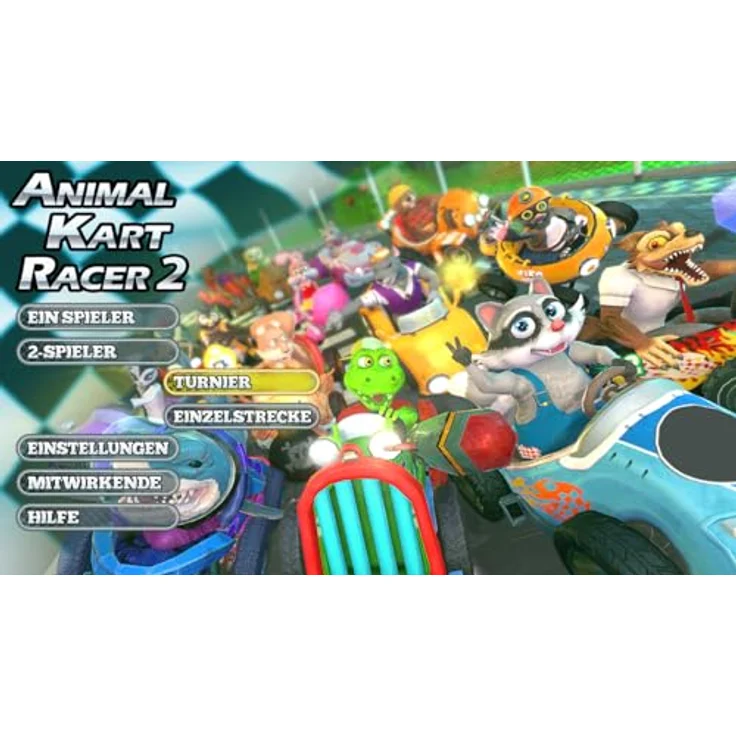 Markt + Technik ANIMAL KART RACER 2 - Familien Rennspiel für Nintendo Switch mit neuen Strecken und Charakteren, 1-2 Spieler – Bild 2