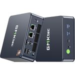 GMKtec Mini PC M5 Pro Dual NIC 2.5G Desktop Computer with Win 11 Pro, AMD Ryzen 7 5700U (8C/16T 4.30Ghz), 16G DDR4 RAM + 512G NVME PCle Dual SSD, WiFi 6E, USB-C, BT 5.2, DP, HDMI, Mini-PC mit AMD Ryzen 7 5700U und Dual NIC 2.5G, Silber
