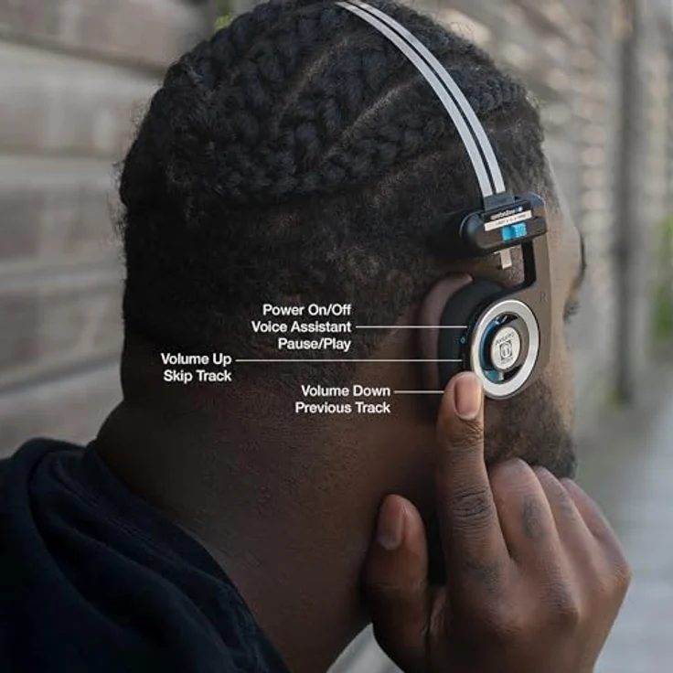 Koss Porta Pro Wireless 2.0, Bluetooth On-Ear Kopfhörer mit 20+ Stunden Akku, USB-C, Mikrofon, Schwarz – Bild 5