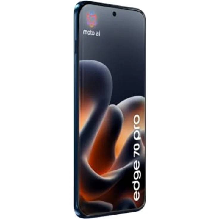 Motorola edge 70 pro (512 GB, Dark Blue, PANTONE Titan, 6.78", Dual SIM, 5G), Smartphone, Blau – Bild 4