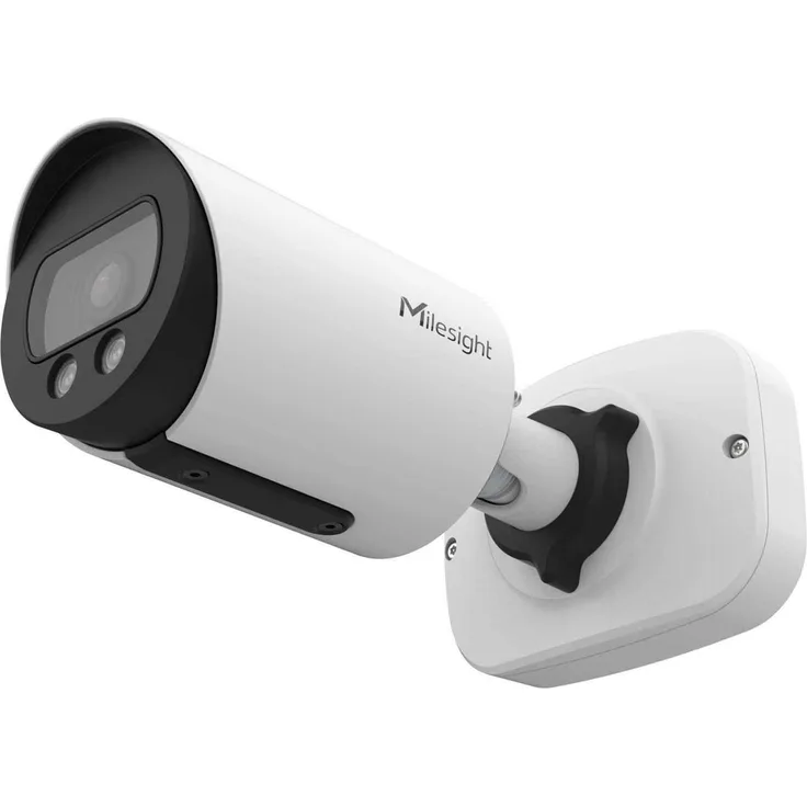 Milesight MS-C5364-UPD, 5MP Color+ Vandal-proof Mini Bullet Kamera, Netzwerkkamera, Weiss