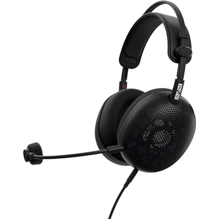 Sony INZONE H6 Air, kabelgebundenes Open-Back-Gaming-Headset mit 360 Spatial Sound, ultraleichtem Design (199 g), abnehmbaren Bügelmikrofon und einstellbarem EQ via INZONE Hub, schwarz – Bild 1