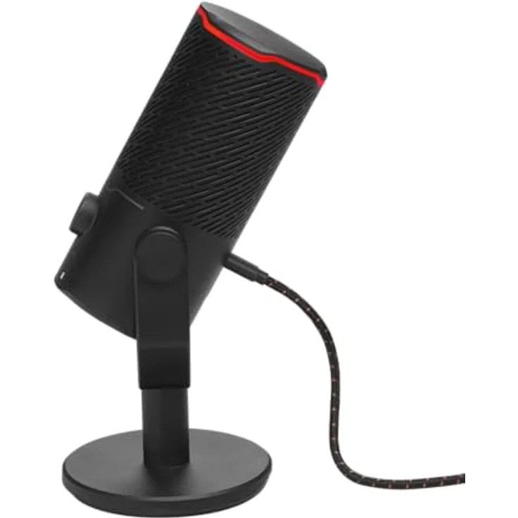 JBL Quantum Stream Studio – USB-Mikrofon mit dreifachem Kondensator und Vier Aufnahmemustern für Streaming, Aufnahmen und Gaming – Schwarz – Bild 3