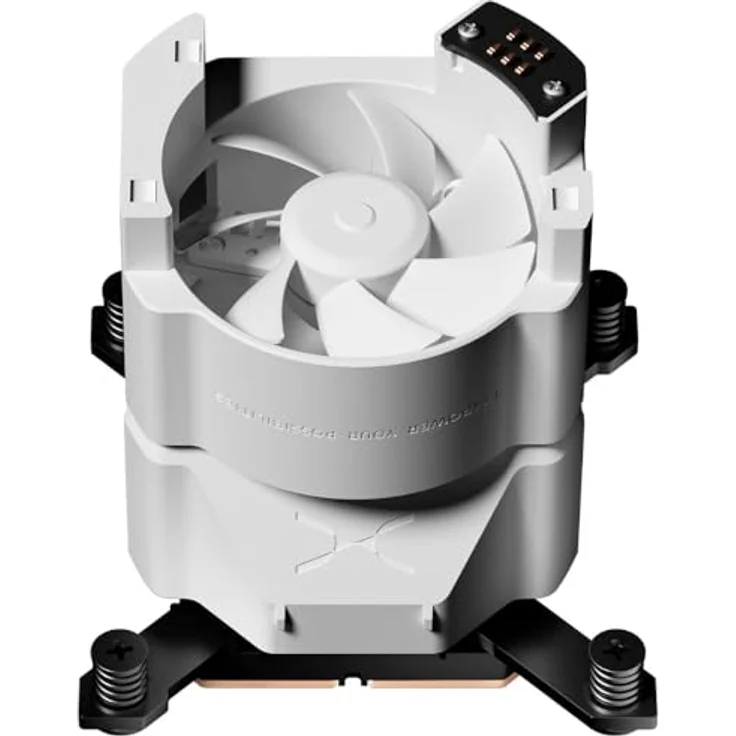 TRYX Panorama CPU-Wasserblock, Wasserkühler mit AMOLED-Display, für Intel- und AMD-Sockel, weiss – Bild 5