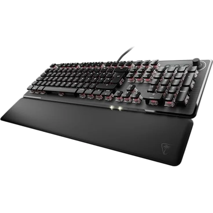 Turtle Beach Vulcan II – Mechanische PC Gaming-Tastatur, Titan II-Schalter, anpassbare beleuchtete RGB-Tasten, abnehmbare Handballenauflage, Aluminiumplatte – Schwarz – Bild 5