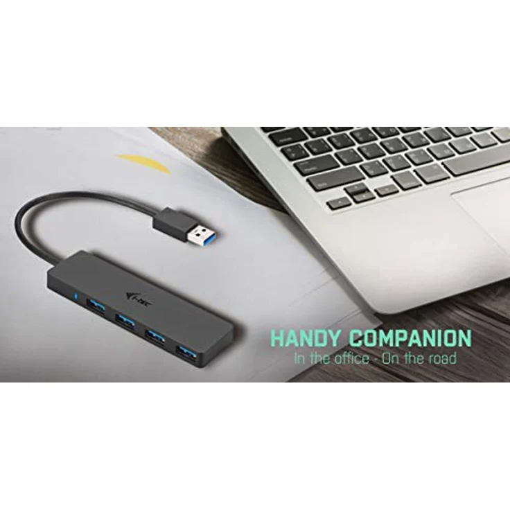 i-tec USB 3.0 4-Port Hub, ohne Netzadapter, für Notebook, Ultrabook, Tablet und PC, 5 Gbps Datentransfer, Überspannungs- und Überstromschutz – Bild 2