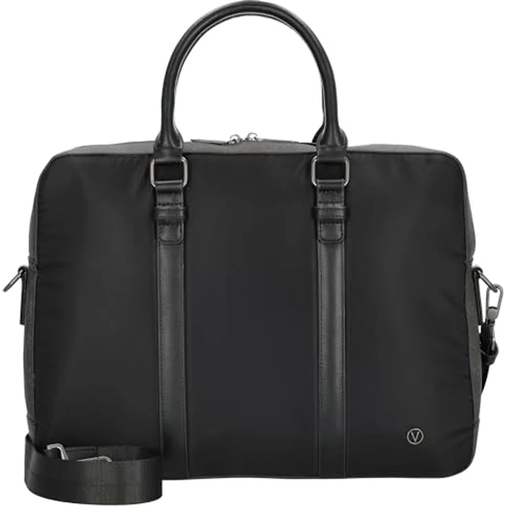 Valentino Nemesys Aktentasche 41 cm mit Laptopfach, schwarz, 100% Polyester – Bild 1