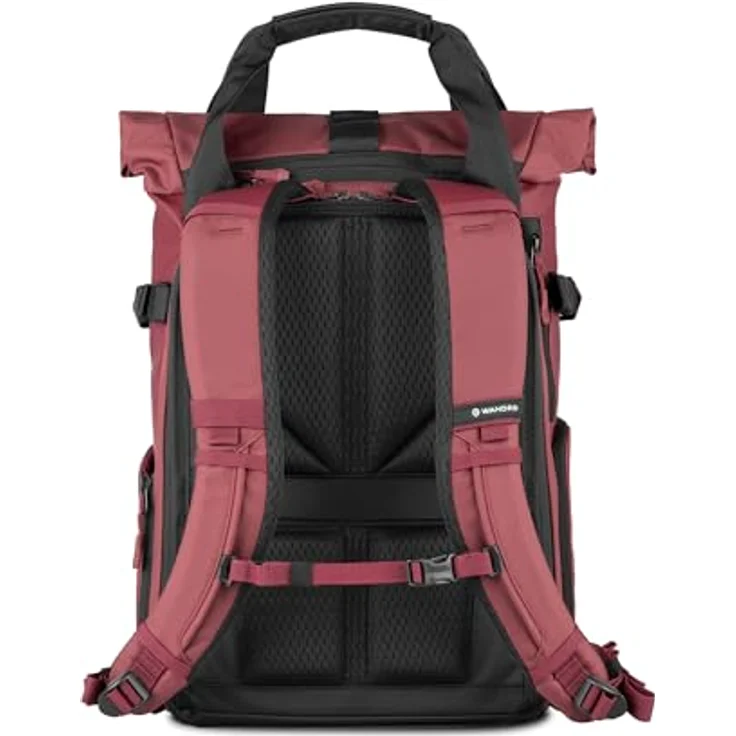 WANDRD PRVKE 21L V4, Wetterfester Reise- und Kamerarucksack mit Laptophülle, schnellem seitlichen Zugriff und Rolltop-Erweiterung, schwarz – Bild 2