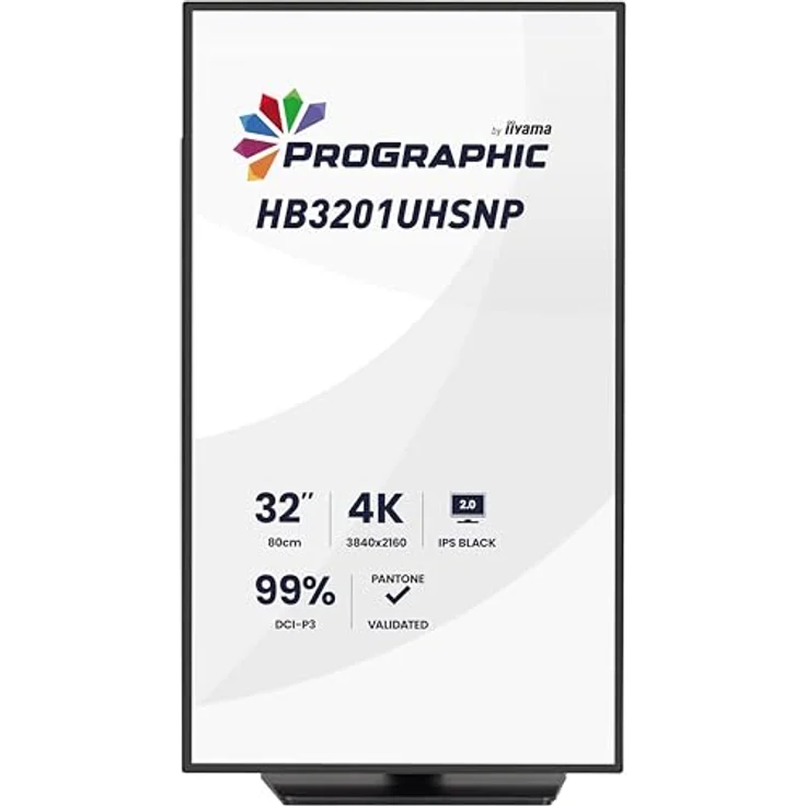 iiyama ProGraphic HB3201UHSNP-B1, 32" 4K-UHD-Monitor mit Pantone-validierter Farbgenauigkeit und USB-C-Dockingstation – Bild 4