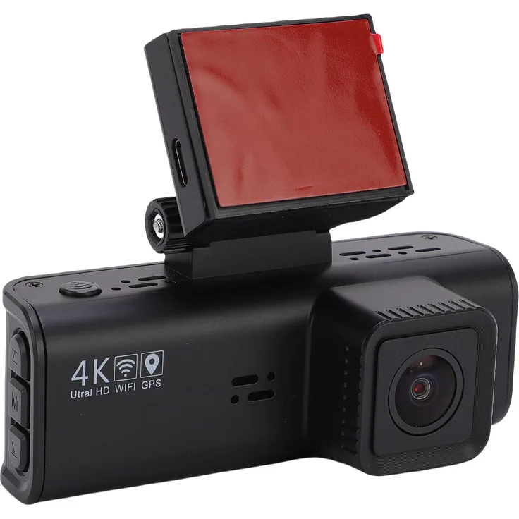 Lixada Dash Cam Vorne Hinten 4K 1080P, Dual-Kamera mit 3.18 Zoll Bildschirm, 5GHz WiFi, G-Sensor, Parkmodus, 170 Grad Weitwinkel, Schwarz