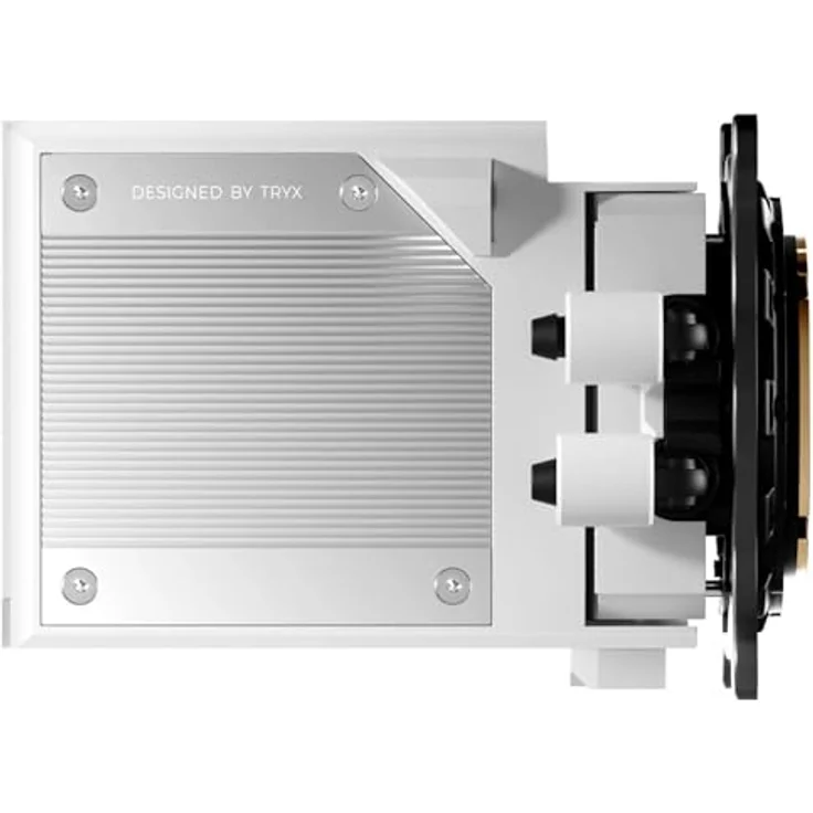 TRYX STAGE ARGB 360 AIO Wasserkühlung Weiß | CPU-Kühler mit zwei 4,0-Zoll-IPS-Displays, 360-mm-Radiator und 3×120-mm-ARGB-Lüftern für leistungsstarke Flüssigkühlung – Bild 5