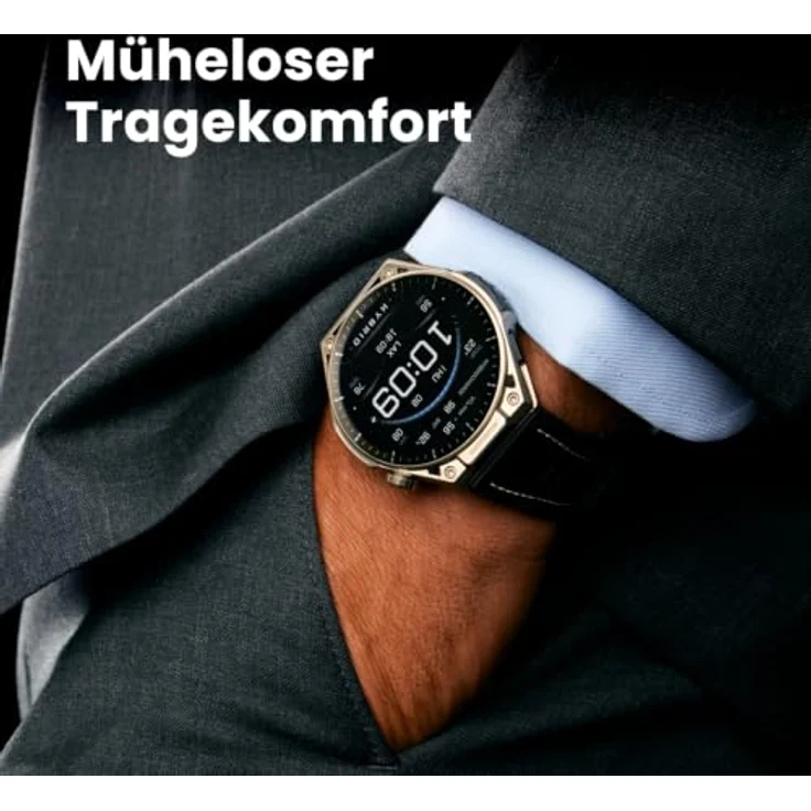 Amazfit Balance Ultra, Smartwatch aus Titan Grade 5 mit Saphirglas, 1.5" AMOLED Display, 30 Tage Akkulaufzeit, 180+ Trainingsmodi, 10 ATM wasserdicht – Bild 5