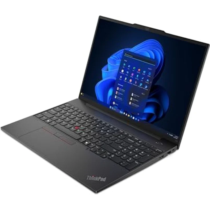 Lenovo ThinkPad E16 G2 21MA002NGE - 16" WUXGA, Intel Ultra 7 155H, 16GB, 512GB, Windows 11 Pro - Hochwertiges Laptop in Schwarz – Bild 2