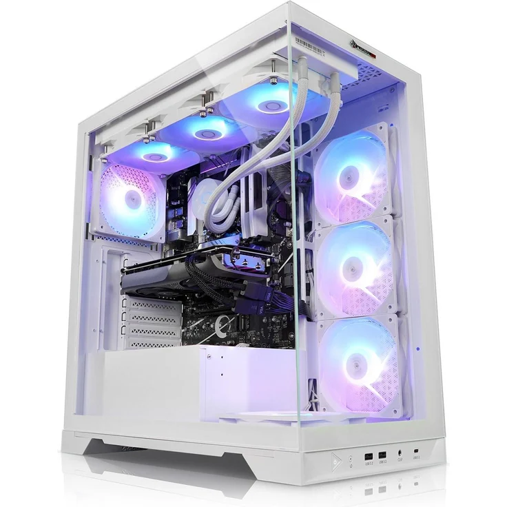 Kiebel Invader IX (ATX), PC Gehäuse mit optimaler Kühlung, Weiss
