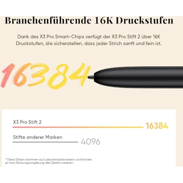 XPPen Magic Note Pad, Papier-Tablet mit 10,95-Zoll-Farbdisplay, 16K X3 Pro Stift, 3 Farbmodi, 1200 * 1920 Auflösung, 8000mAh Akku-Kapazität, Android 14 Betriebssystem - Schwarz – Bild 3