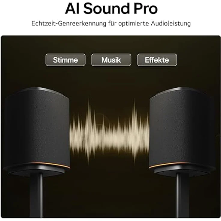 LG Sound Suite Satellitenlautsprecher M7, 2.1.1-Kanal Lautsprecher mit 100 Watt, Dolby Atmos FlexConnect, WLAN, Bluetooth, AirPlay 2, schwarz [Modelljahr 2026] – Bild 4