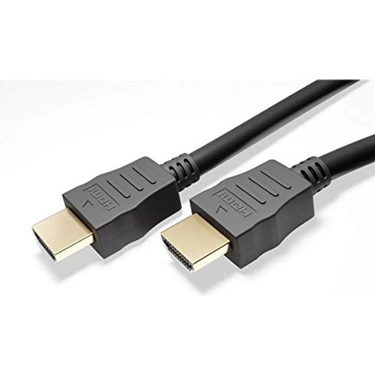 goobay 61149 High-Speed HDMI Kabel mit Ethernet, 4K Ultra HD, 18 Gbit/s, 0,5M, für PS5 und Xbox, mit Knickschutz und vergoldeten Steckern – Bild 1