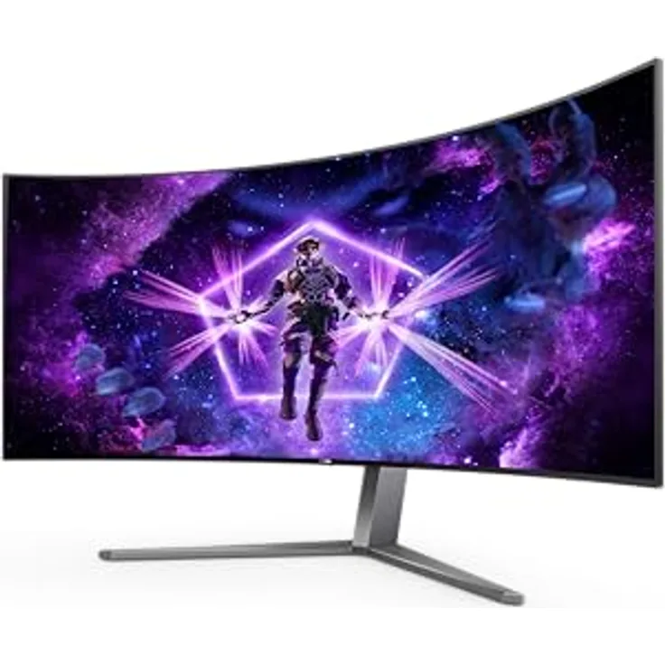 AOC Agon Pro AG456UCZD - 45 Zoll OLED WQHD Curved Gaming Monitor, 240 Hz, HDR10, FreeSync Prem. Pro, G-Sync comp. schwarz