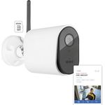 ABUS SmartLook 4K Überwachungskamera mit Objekt- & Bewegungserkennung, Nachtsicht, Mikrofon & App