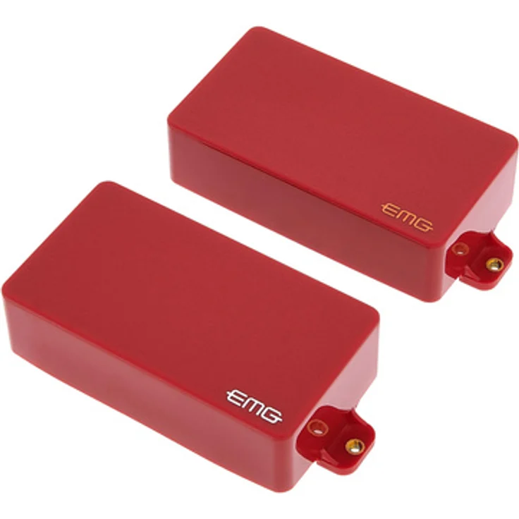 EMG Gary Holt GH Set Red, Aktives Humbucker Tonabnehmer Set für E-Gitarre mit Solderless Anschlüssen, Rot – Bild 1