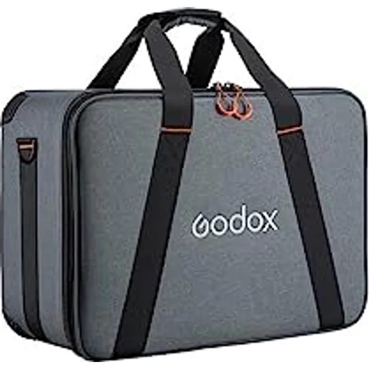 GODOX CB-49 Tragetasche für M300D, M300Bi, M200D oder M200Bi Light, Schultergurt, gepolsterte Inneneinteilungen, Reißverschluss, Gummifüße