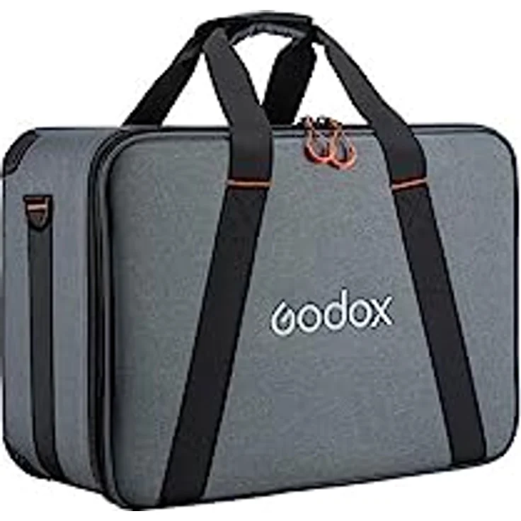 GODOX CB-49 Tragetasche für M300D, M300Bi, M200D oder M200Bi Light, Schultergurt, gepolsterte Inneneinteilungen, Reißverschluss, Gummifüße – Bild 1