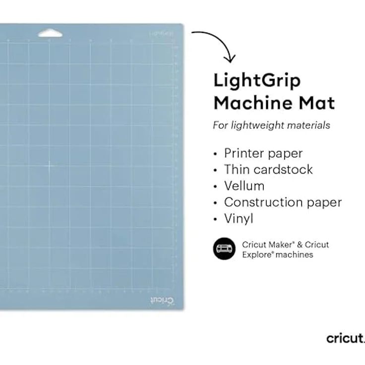 Cricut 30x30cm Schneidematte, vielseitig einsetzbar für Papier, Vinyl und Bügelfolie, hohe Haftung und Langlebigkeit – Bild 3