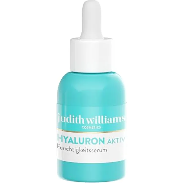 Judith Williams Cosmetics Hyaluron Aktiv Feuchtigkeitsserum, feuchtigkeitsspendendes Anti-Aging Serum mit 2% Hyaluronsäure für einen strahlenden Glow, 30 ml