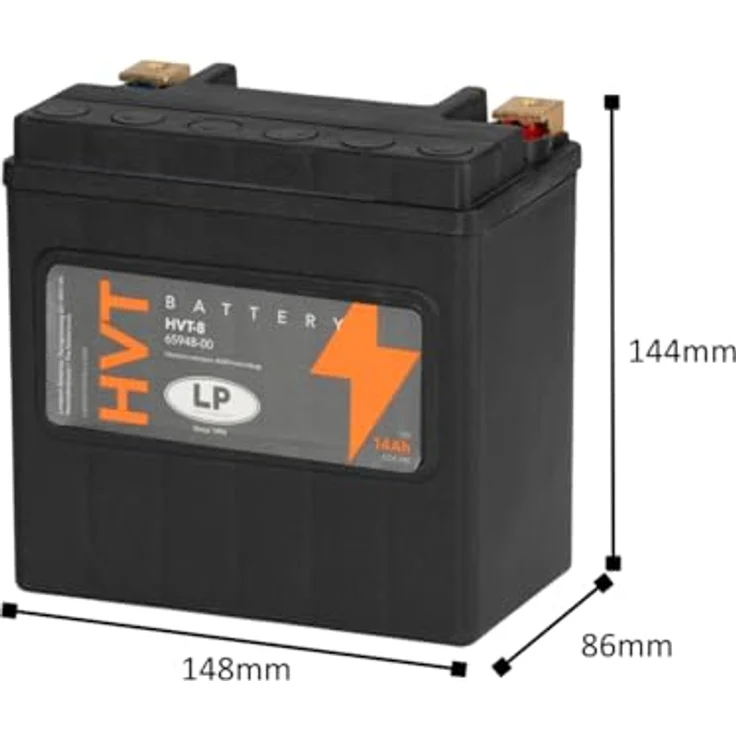 Landport Batterie Nano-Gel HVT-8, 12V 14Ah für Motorrad, wartungsfrei und auslaufsicher – Bild 5