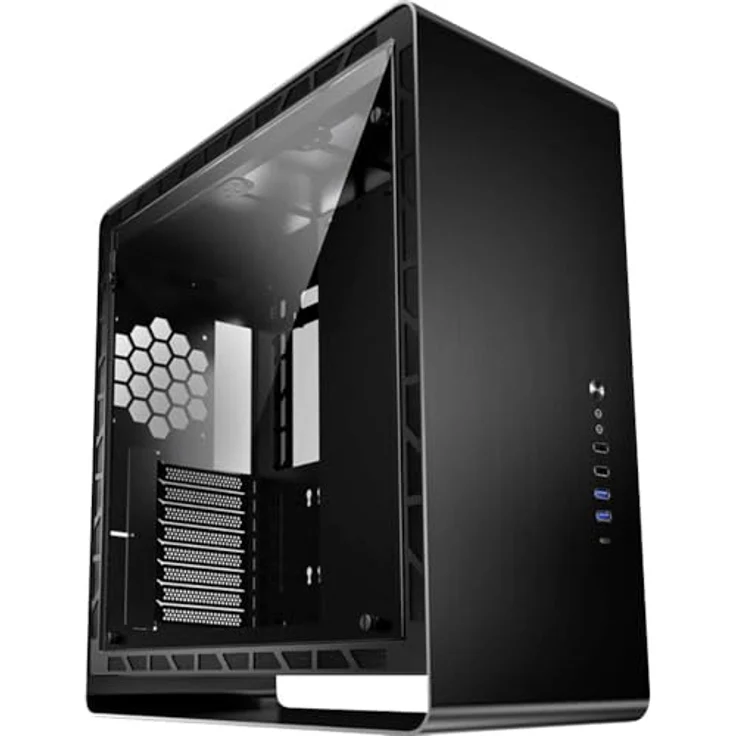 Jonsbo UMX6 Midi-Tower, Tempered Glass - schwarz – Bild 2