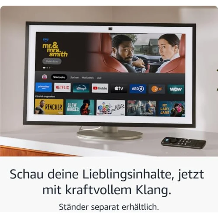 Amazon Echo Show 21 | Beeindruckendes 21-Zoll-Smart-Display mit integriertem Fire TV, kraftvollem Klang, immersivem HD-Streaming und Alexa 2024 – Bild 2