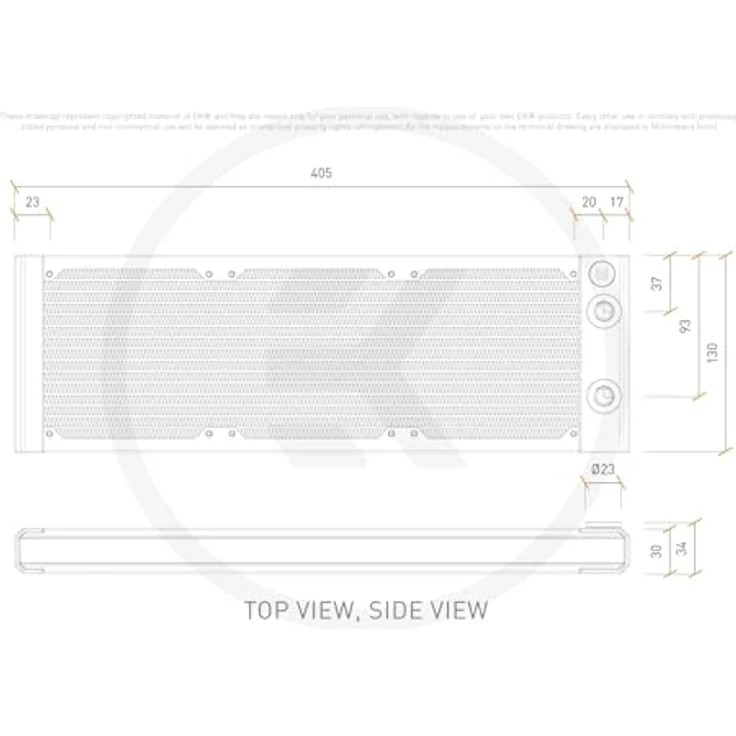 EK Water Blocks EK-Quantum Surface S360 Boitier PC Dissipateur Thermique Heizkörper Noir - Wasserkühlung, 3831109838198 – Bild 3