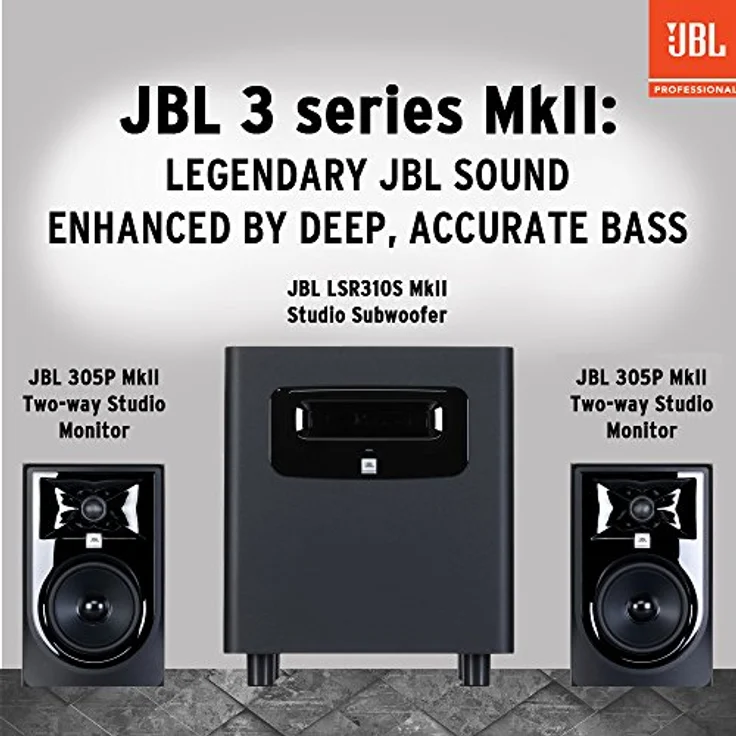 JBL Professional 3 Series 305P MKII schwarz Kompakt-Lautsprecher - 82 Watt - schwarz – Bild 11