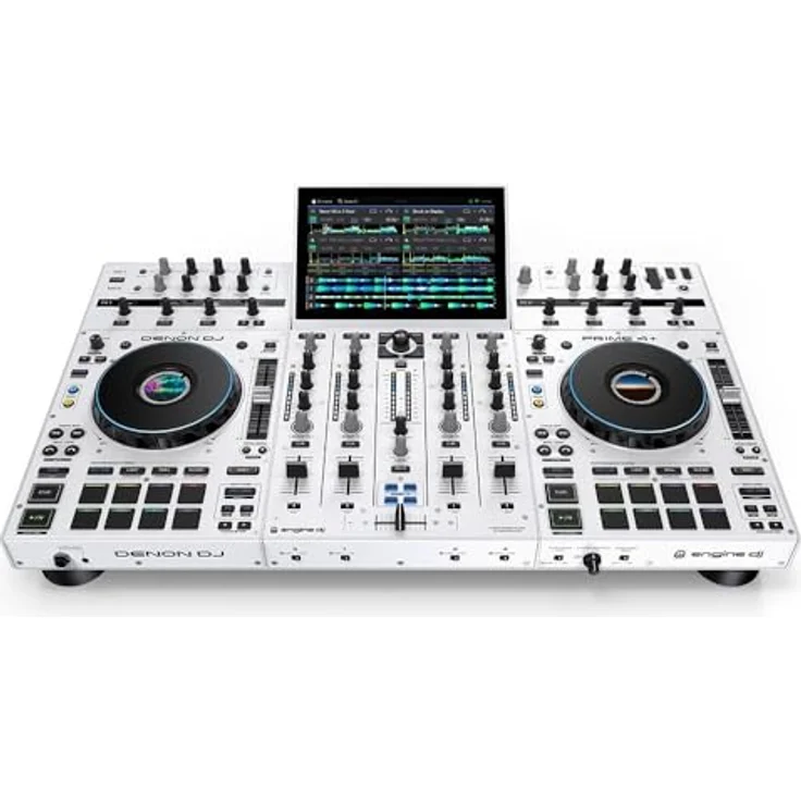Denon DJ DJ Prime 4+ Limited White Edition - DJ Mixing Station – Bild 3