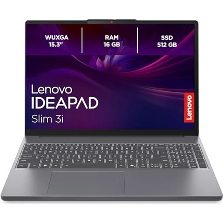 Lenovo IdeaPad Slim 3, 15.30" Notebook mit Intel Core i5-13420H, 16 GB RAM, 512 GB SSD, grau – Bild 1