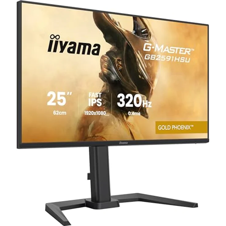 iiyama G-MASTER GB2591HSU-B1, 25“ Fast IPS-Monitor mit 320 Hz Bildwiederholrate und 0.4 ms Reaktionszeit, Schwarz – Bild 1