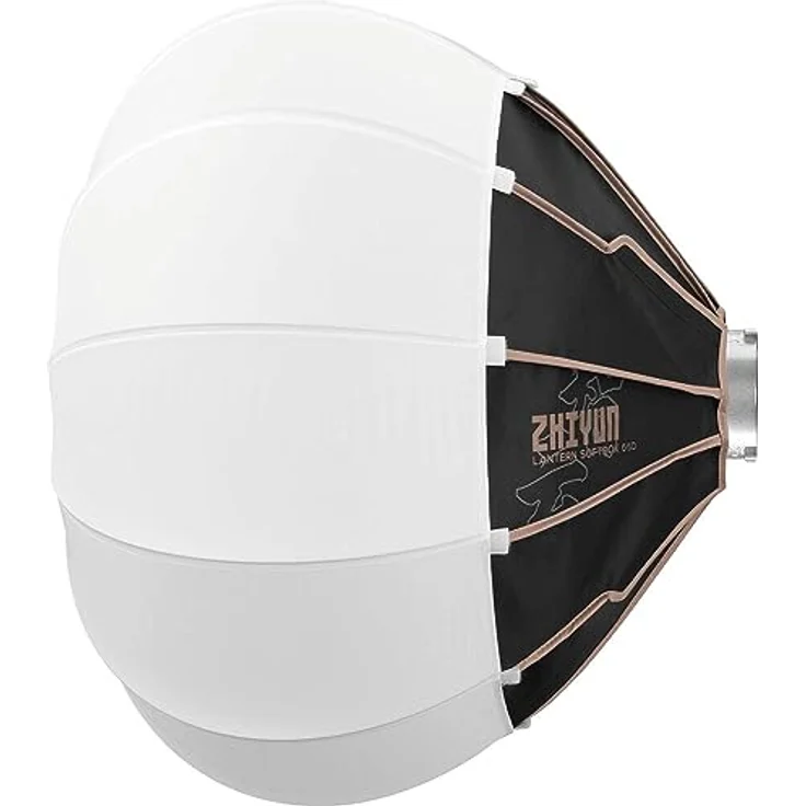 Zhiyun Lantern Softbox (Bowens Mount), 18.50 cm, Softbox + Reflektor, Fotostudio-Equipment, Weiches und gleichmäßiges Licht, Leicht und mobil einsetzbar, Hochwertige Materialien – Bild 2