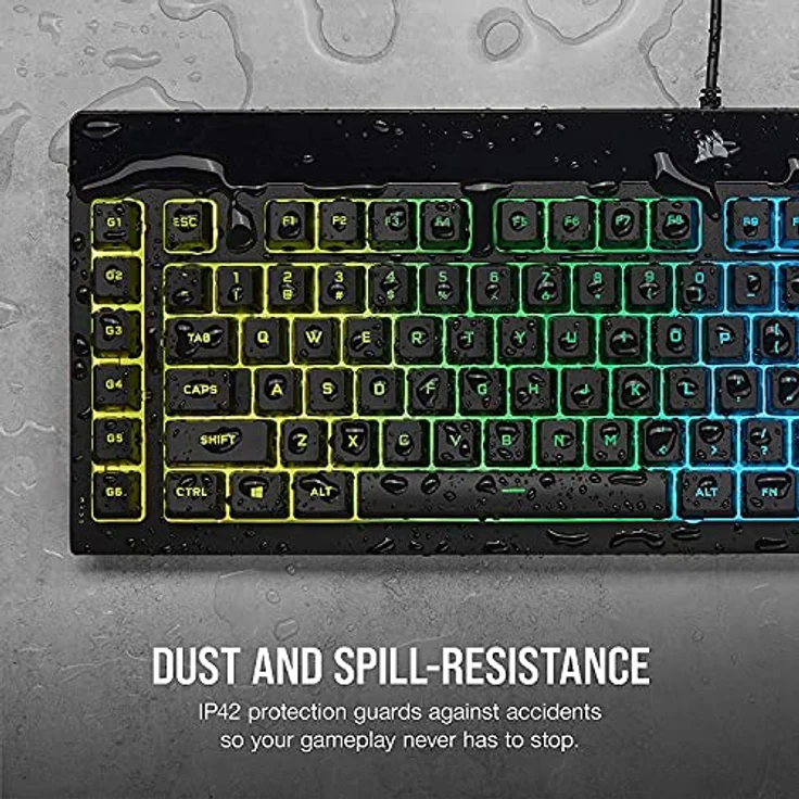Corsair K55 RGB PRO Tastatur USB QWERTY Englisch Schwarz (CH-9226765-NA) – Bild 5