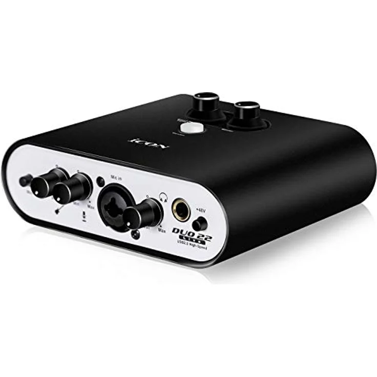 Icon Pro Audio Duo 22 Live USB-Audio-Schnittstelle mit mobilen Streaming-Funktionen, (1 Mikrofon-Vorverstärker) – Bild 1