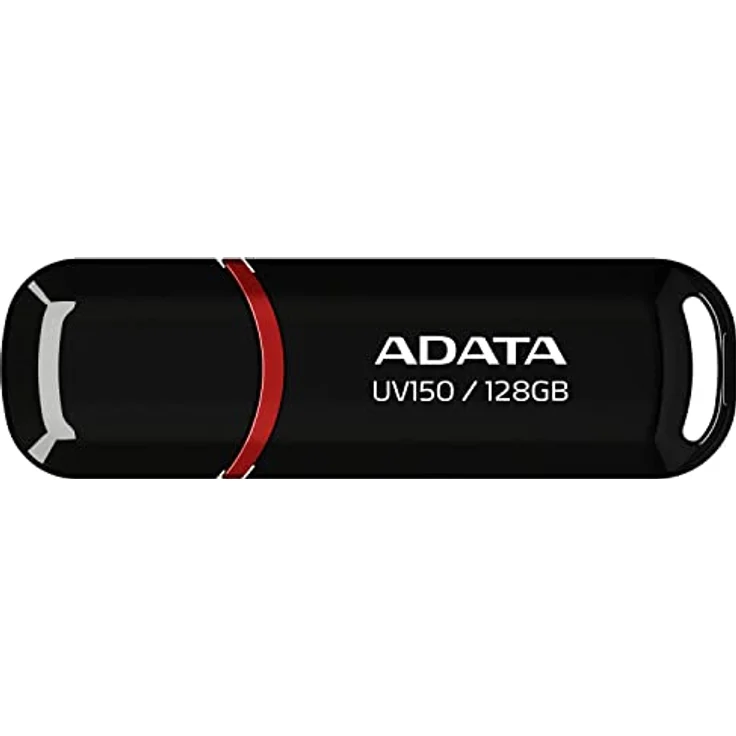 ADATA AUV150-128G-RBK USB-Stick 128 GB USB Typ-A 3.0 (3.1 Gen 1) Schwarz - USB-Sticks (128 GB, USB Typ-A, 3.0 (3.1 Gen 1), Kappe, Schwarz) – Bild 2