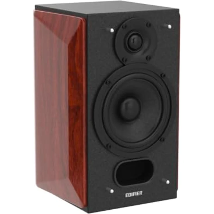 Edifier P17 Passive Regallautsprecher Paar 2-Wege-Lautsprecher mit eingebauter Wandhalterung, Perfekt für 5.1, 7.1 oder 11.1 Seiten- Heck Surround Setup, Benötigt Verstärker oder Empfänger zum Betrieb Regallautsprecher - 20 Watt - schwarz, Holz – Bild 5