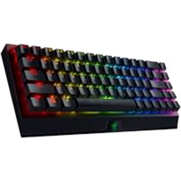Razer BlackWidow V3 Mini HyperSpeed, Kabellose 65% Gaming-Tastatur mit leisen Gelben Schaltern, Bluetooth, USB-C und Stealth Pudding-Tastenkappen, UK-Layout, Schwarz – Bild 3