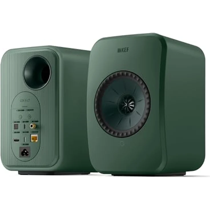 KEF LSX II LT kabellose Regallautsprecher, Sage Green | Musik | TV & Home Entertainment | Gaming | HDMI-ARC | USB-C | Bluetooth | AirPlay 2 | Chromecast | Spotify – Bild 3