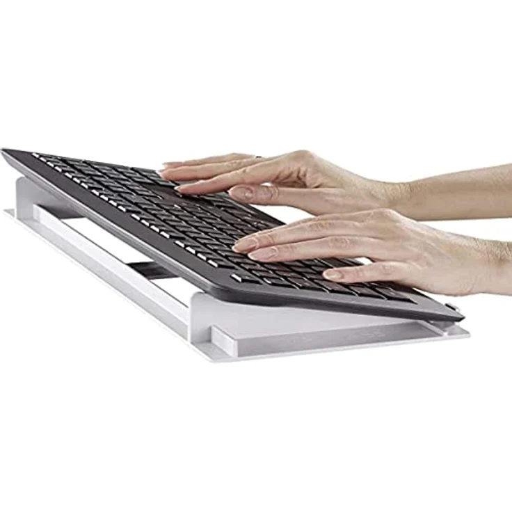 cemon Ergonomischer Tastaturständer Tastatur, 15° Neigung, weiß - Preisvergleich – Bild 2