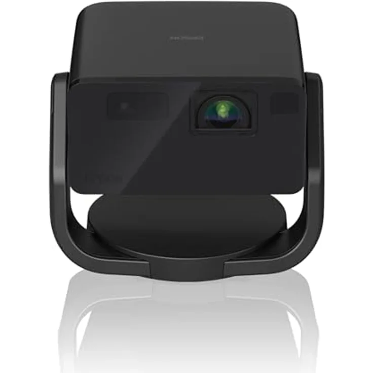 Epson EpicVision EF-22B tragbarer Mini-Laserprojektor, Full-HD 1.080, 3LCD, 1.000 Lumen, bis zu 150-Zoll-Projektionsfläche, Bluetooth-Lautsprecher, Chromecast, Google TV, Standfuß, schwarz