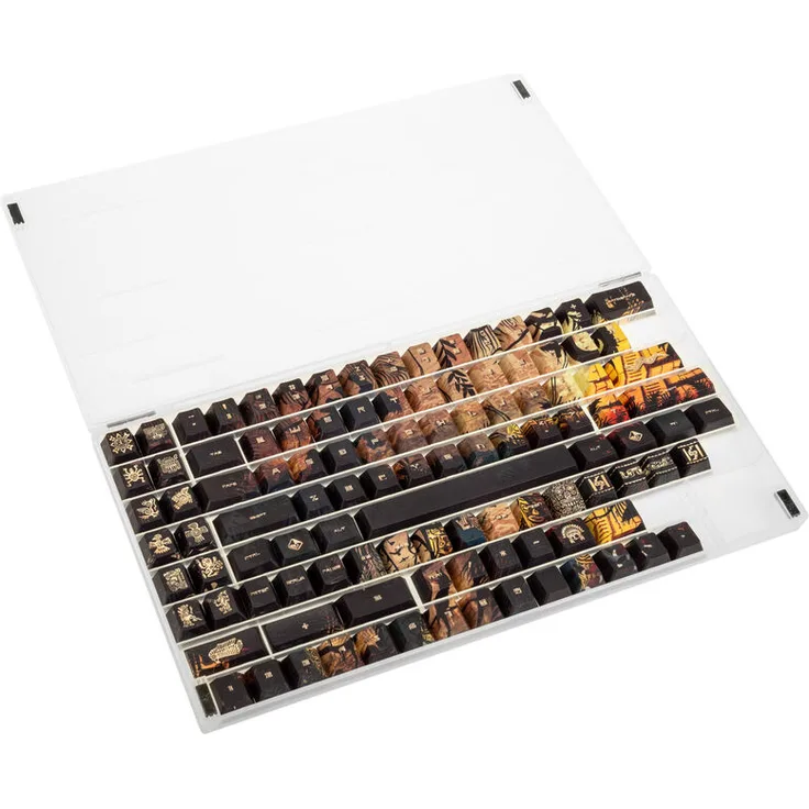 Traitors EL DORADO Keycap Set (US) - 109 PBT-Kunststoff Tastenkappen, nicht lichtdurchlässig