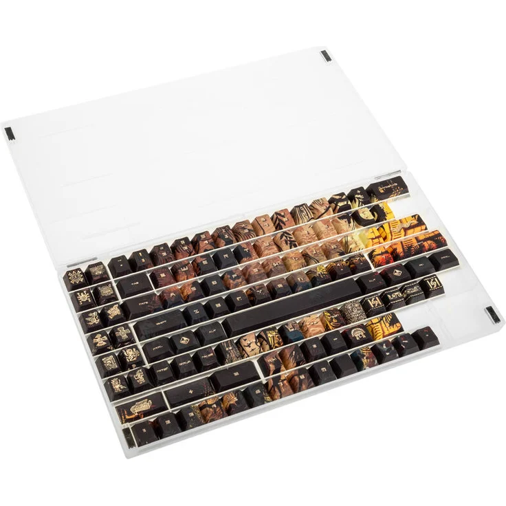Traitors EL DORADO Keycap Set (US) - 109 PBT-Kunststoff Tastenkappen, nicht lichtdurchlässig – Bild 1