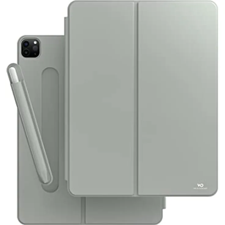 White Diamonds Folio (iPad Pro 12.9 2022 (6. Gen)), Tablet Hülle, Grün, Super dünn und leicht, integrierter Stifthalter, verschiedene Standfunktionen, robustes Material